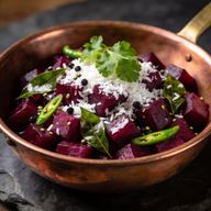 Ruby Beetroot Poriyal with Tempered Coconut photo 1