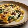 Sausage & Spinach Frittata