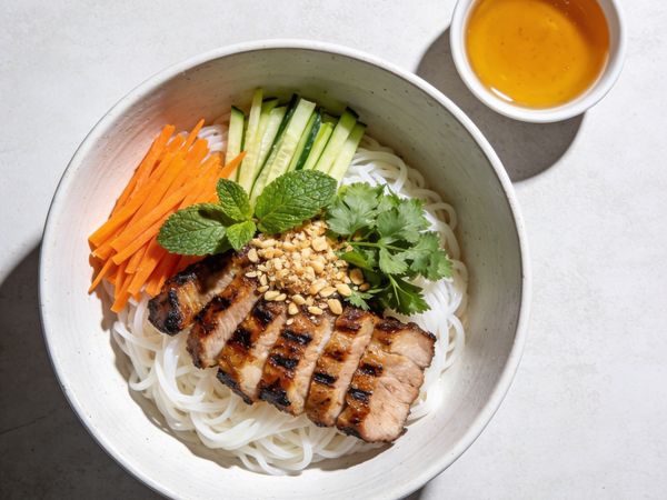 Lemongrass Pork Vermicelli Bowl (Bún Thịt Nướng)