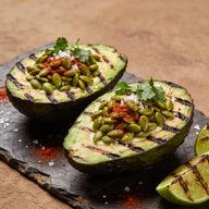 Smoky Charred Avocado with Pepita Crunch photo 1