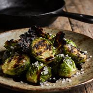 Honey-Balsamic Charred Brussels Sprouts photo 1