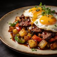 Pit-Smoked BBQ Brisket Breakfast Hash photo 1