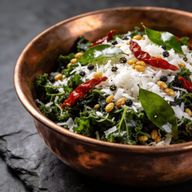 Tempered Kale Mallung with Fresh Coconut photo 1