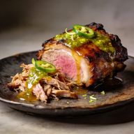 Yuzu Kosho Glazed Smoked Pork Shoulder photo 1