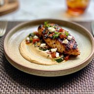 Chipotle-Charred Grecian Chicken with Smoked Crema photo 1