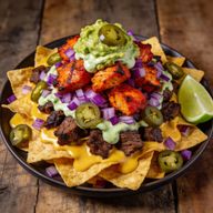 Tandoori Chicken & Brisket Queso Fusion Nachos photo 1