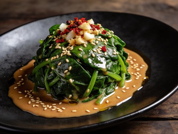 Sichuan Sesame Wilted Spinach (Side)