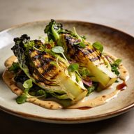 Hearth-Charred Brassicas with Smoky Tahini Drizzle photo 1