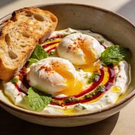 Smoky Aleppo Butter Çılbır (Turkish Poached Eggs) photo 1