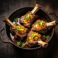 Dendê-Smoked Osso Buco with Lemon-Herb Gremolata photo 1