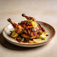 Charred Guajillo & Meyer Lemon Spatchcock Chicken photo 1