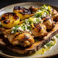 Charred Lemon & Herb Grilled Chicken with Feta Gremolata photo 1