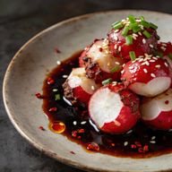 Smacked Radish Salad with Black Vinegar & Sichuan Oil photo 1