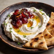 Hearth-Blistered Grapes over Whipped Feta photo 1