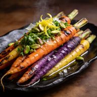 Smoked Carrots with Pistachio Gremolata photo 1