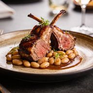 Hickory-Smoked Lamb with Gigante Plaki Beans photo 1
