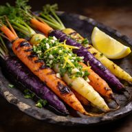 Charred Heirloom Carrots with Lemon-Garlic Gremolata photo 1