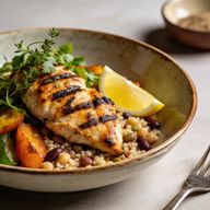 Hearth-Grilled Mediterranean Chicken Lunch Bowl photo 1