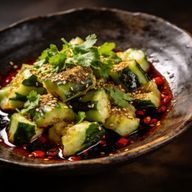 Silk Road Smashed Cucumbers with Cumin and Chili Oil photo 1