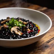 Porcini e Dendê Risotto Nero photo 1