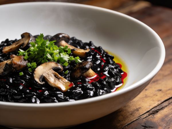 Porcini e Dendê Risotto Nero