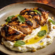 Hearth-Charred Mediterranean Chicken over Lemon Labneh photo 1
