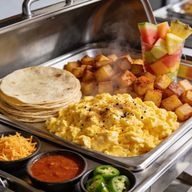 Catering Style Cumin Egg & Spanish Potato Breakfast Buffet photo 1