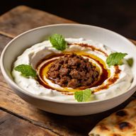 Hearth-Seared Lamb & Smoky Yogurt Dip photo 1