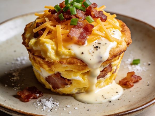 Bacon & Cheese Egg Muffins