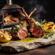 Hickory-Smoked Mediterranean Lamb Chops photo 1