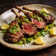 Smoky Spice-Rubbed Lamb Chops with Mediterranean Salsa Verde photo 1