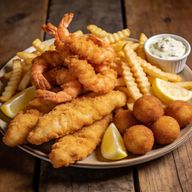 Captain's Southern Fried Seafood Platter photo 1