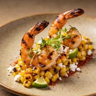 Smoky Seared Shrimp with Charred Corn Esquites photo 1