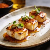 Honey-Glazed Aleppo Halloumi Bites photo 1