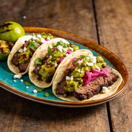 Smoked Brisket Tacos with Salsa Verde Mediterranea photo 1
