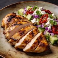 Hearth-Seared Chicken with Mediterranean Salsa photo 1