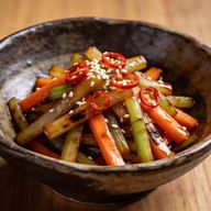 Kinpira Gobo: Wok-Tossed Burdock Root and Carrot photo 1
