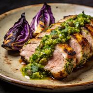 Smoky Herb-Crusted Pork with Vibrant Salsa Verde photo 1
