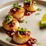 Seared Scallops with Kaffir-Chili Infusion photo 1