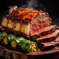 Manioc-Crusted Picanha with Balsamic-Dendê Glaze photo 1