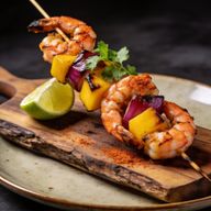 Smoked Paprika Shrimp & Mango Skewers photo 1