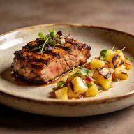 Oaxacan-Rubbed Grilled Pork with Charred Pineapple Salsa photo 1