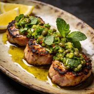 Smoked Paprika Pork with Mediterranean Salsa Verde Dinner photo 1