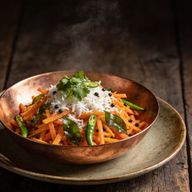 Golden Coconut & Carrot Poriyal photo 1