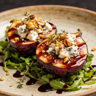 Honey-Seared Figs with Gorgonzola & Toasted Hazelnuts photo 1