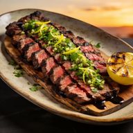 Grilled Mediterranean Skirt Steak with Caper Gremolata photo 1