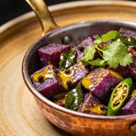 Andean Purple Potatoes with Malabar Tempering photo 1
