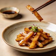 Silk Road Vinegar-Glazed Potato Matchsticks photo 1
