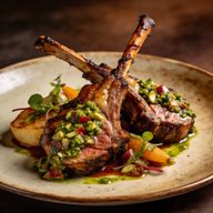 Silk Road Smoked Lamb with Mediterranean Salsa Verde photo 1
