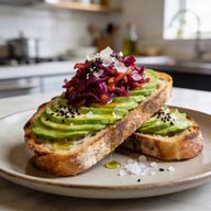 Kimchi & Avocado Sourdough Harmony photo 1
